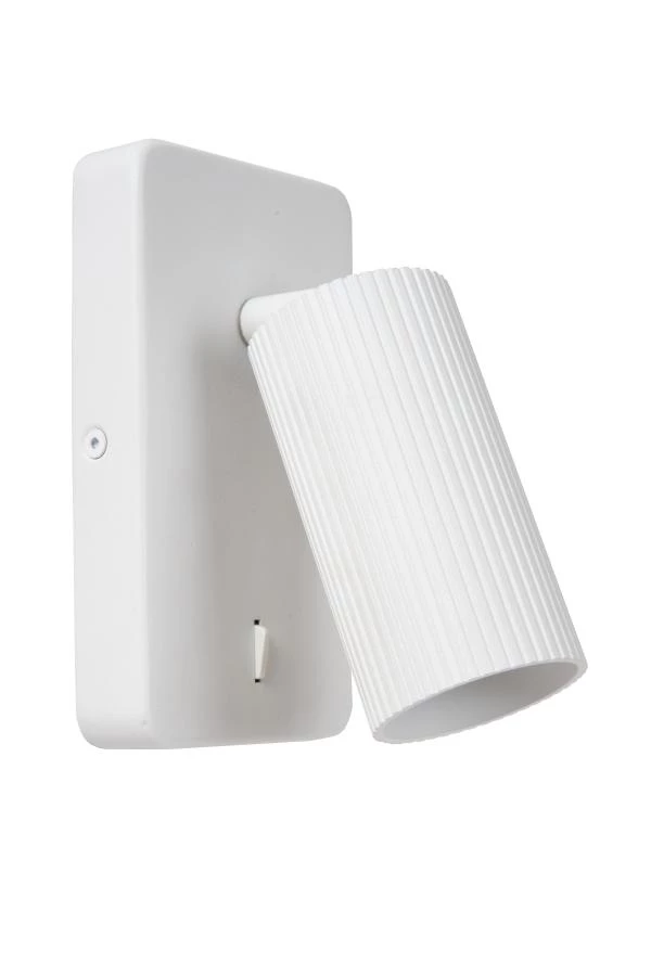 Lucide CLUBS - Bedside lamp / Wall light - 1xGU10 - White - turned off